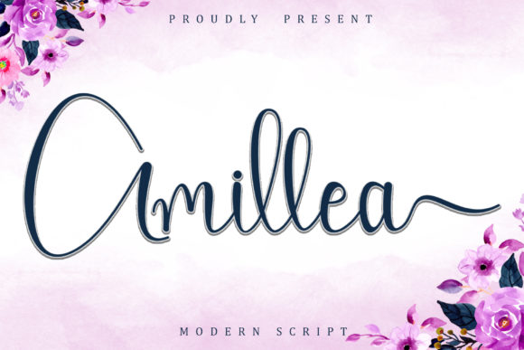 Amillea: A Modern Calligraphy Font for Campaigns