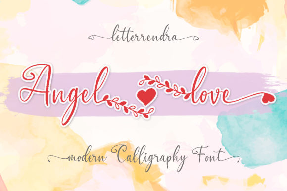Angel Love Font: Elevate Web Design with Romantic Script