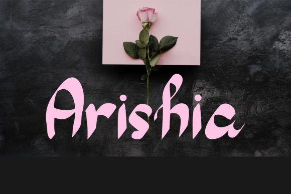 Arishia: An Elegant Script Font for Editorial Design
