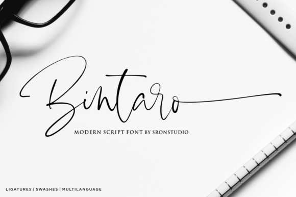 Bintaro: The Elegant Script Font for Makers