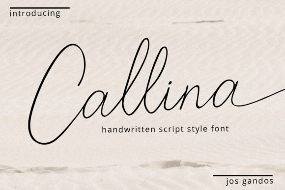 Callina Font Review: A Modern Script for Elegant Designs