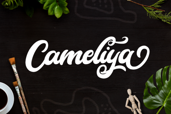 Cameliya: A Retro Bold Script Font for Business Branding