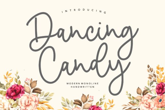 Dancing Candy Typeface for Elegant Branding