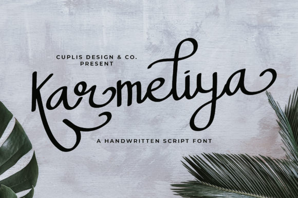 Elevate Web Design with Karmeliya Script Font