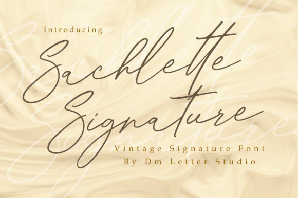 Elevating Editorial Design with Sachlette Signature Font