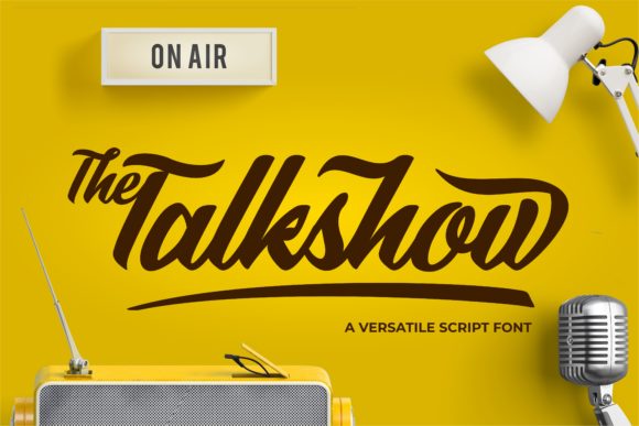Elevating Editorial Design with The Talkshow Script Font