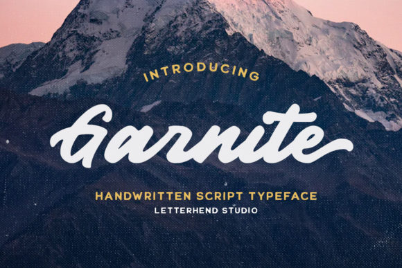 Garnite: The Elegant Script Font for Modern Branding