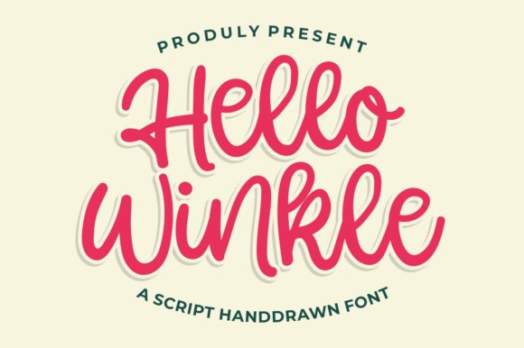 Hello Winkle: The Script Font for Clear Campaigns