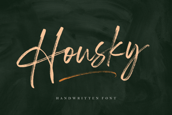 Housky: A Modern Script Font for Digital Design