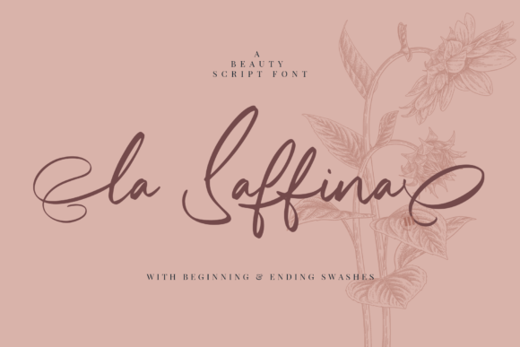 La Saffina: The Elegant Script Font for Digital Brands
