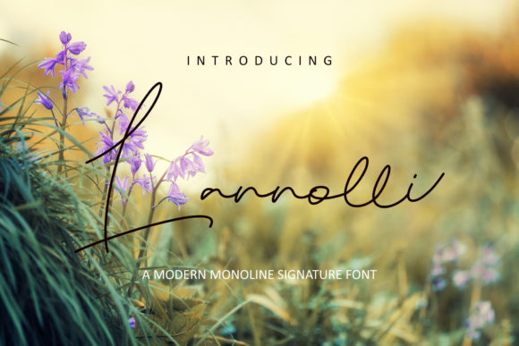 Lannolli: A Playful Script Font for Modern Makers