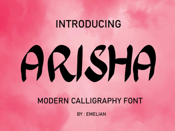 Launch Your Brand with Arisha Script Handwritten Fonts