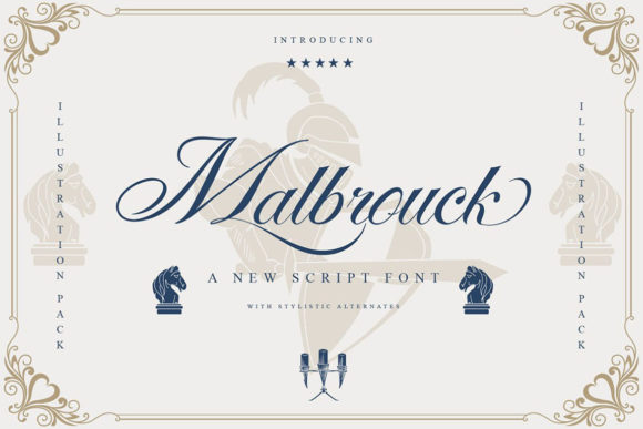 Malbrouck Font Review: Elegant Script for Designers