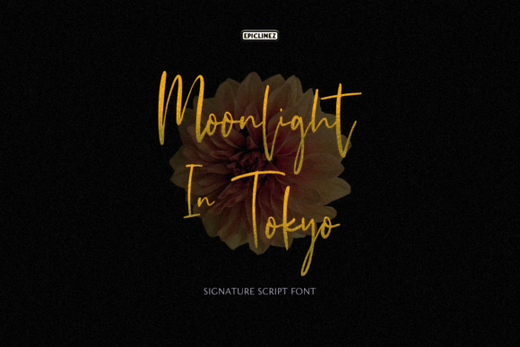 Moonlight in Tokyo: The Signature Font for Elegant Branding