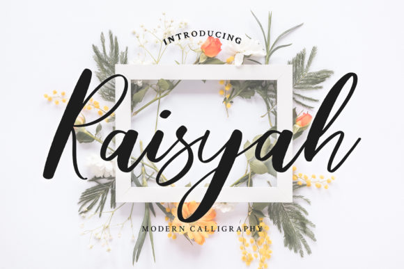 Raisyah: An Elegant Script Font for Modern Web Design