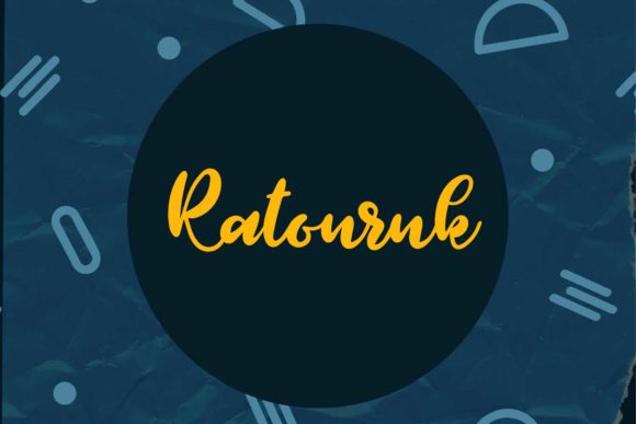Ratouruk: A Playful Script Font for Modern Branding