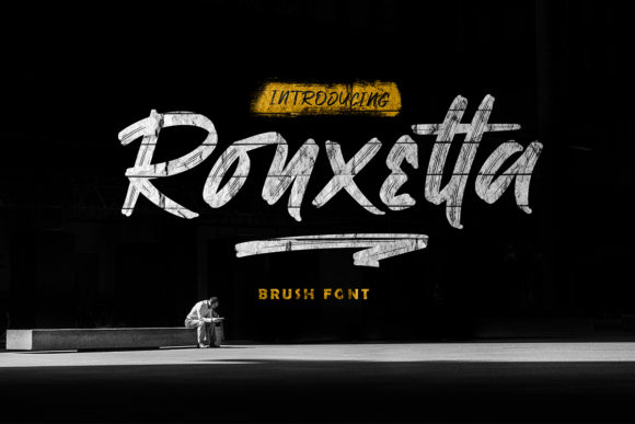 Ronxetta: The Authentic Dry Brush Script Font for Makers