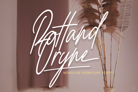 Rottand Oryne: The Signature Script Font for Memorable Brands