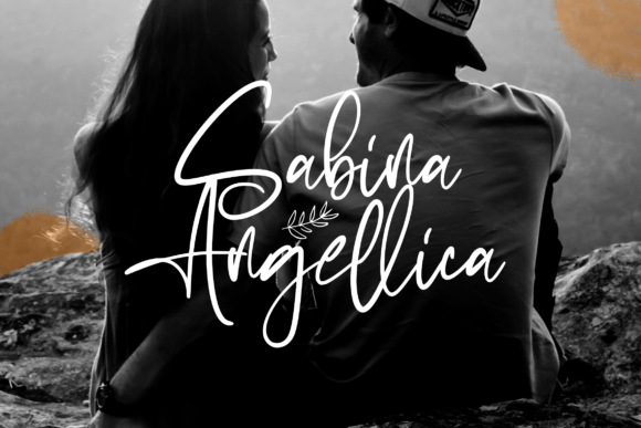 Sabina Angellica: A Modern Script Font for Editorial Design