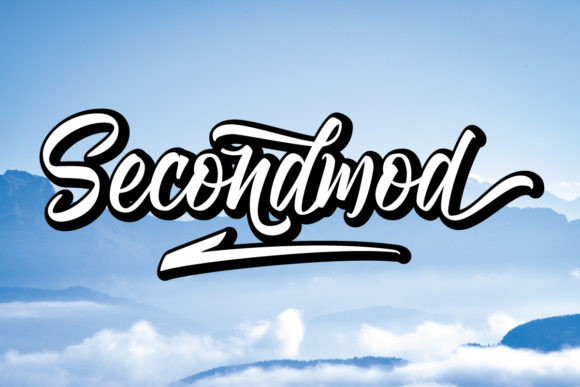Secondmod: A Modern Script Font for Small Business Branding