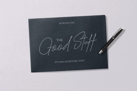 The Good Stuff: A Signature Script Font for Marketers
