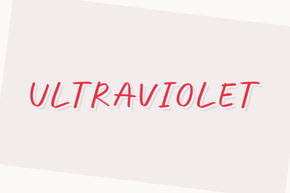 Ultraviolet: A Simple Script Font for Editorial Design