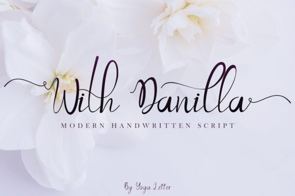 With Danilla: A Modern Script Font for Branding